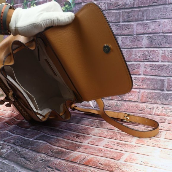 Kate Spade WKR00548 Medium Grain Leather Darcy Flap Backpack - Picture 8 of 12